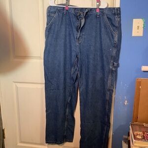 MEN’S RK BRAND BLUE CARPENTER JEANS SIZE 42X31
